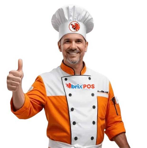 Person using BrixPOS
